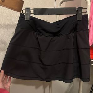 Black Lululemon Tennis Skirt